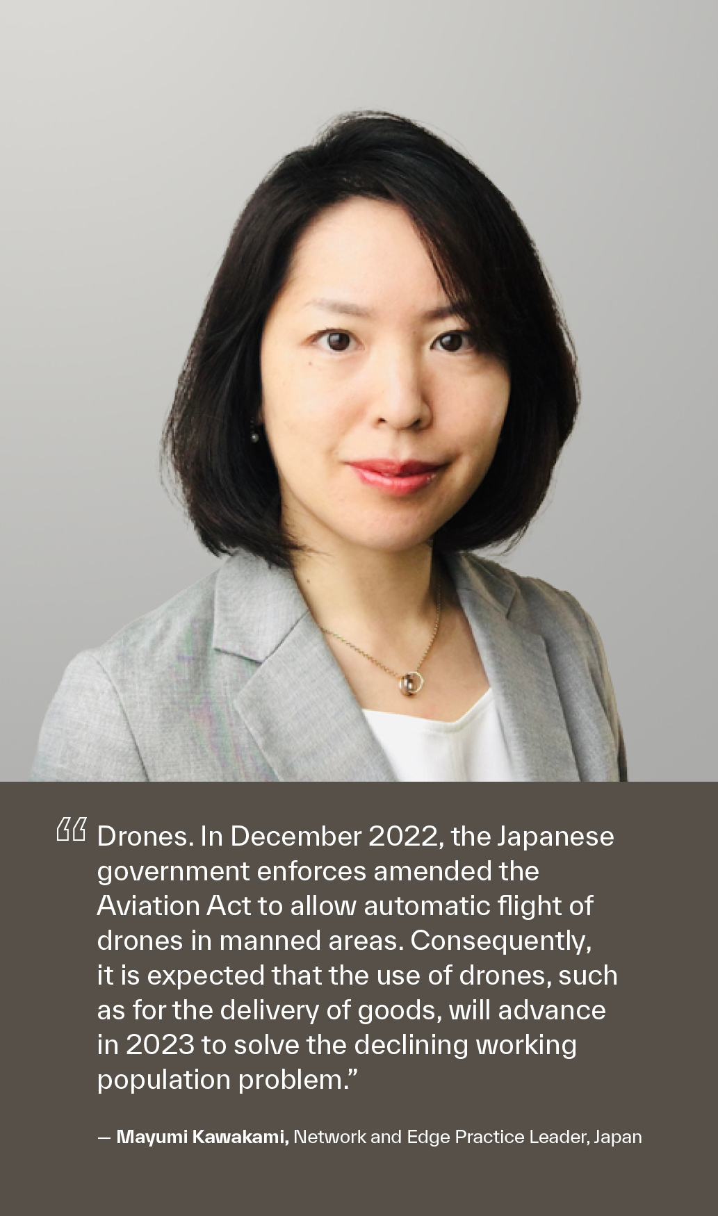 Mayumi Kawakami, Network & Edge Practice Leader, Japan